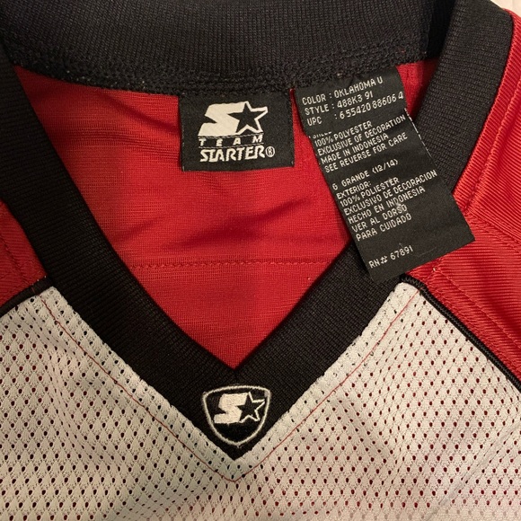 Oklahoma Sooners OU Mesh Starter Jersey Boys Size Large 12/14 - Picture 5 of 6